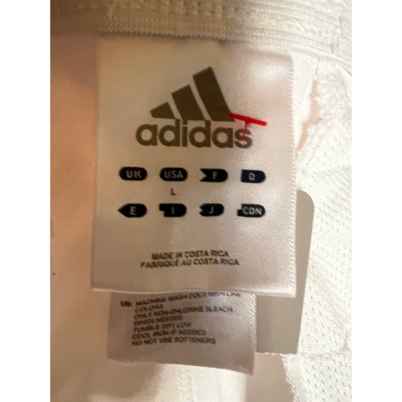 Adidas Men Baseball Pants Climalite Zipper Snap Button Closure White Sz L NWOT - Picture 4 of 8